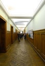 Corridor of the Faculty of Geography in the main building of Moscow State University on Sparrow Hills