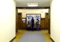 Corridor of the Faculty of Geography in the main building of Moscow State University on Sparrow Hills