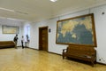 Corridor of the Faculty of Geography in the main building of Moscow State University on Sparrow Hills