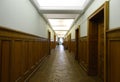 Corridor of the Faculty of Geography in the main building of Moscow State University on Sparrow Hills