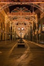 MOSCOW, RUSSIA - JANUARY 13, 2017: Illumination on Nikolskaya Street near the Kremlin Royalty Free Stock Photo