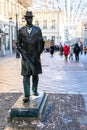 Monument to composer Sergei Prokofiev in Moscow