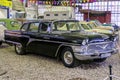 Moscow, Russia - January 28, 2018: Old car GAZ 13 Chaika Soviet executive car of the highest class. Manufactured by the