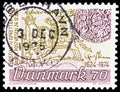 Mail-carriers of 1624 and 1780, Danish Post Office - 350th. Anniversary serie, circa 1974