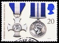 Distinguished Service Cross and Medal, Gallantry Awards serie, circa 1990 Royalty Free Stock Photo