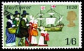 Pilgrims and Mayflower, Anniversaries serie, circa 1970