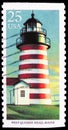 West Quoddy Head, Maine, Lighthouses Issue serie, circa 1990