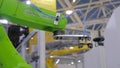 FANUC collaborative robot moves and demonstrates working process