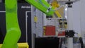 FANUC collaborative robot moves and demonstrates working process