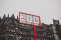 MOSCOW, RUSSIA - JANUARY 2, 2020 - TSUM - Moscow`s large central department store in the evening