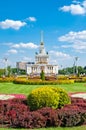 Moscow, Russia - July 17 , 2023: All-Russian Exhibition Center Pavilion number one Royalty Free Stock Photo