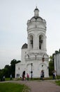 Bell tower of the Church of St. George, the ensemble of the Moscow estate Kolomenskoye Royalty Free Stock Photo