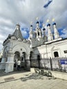 Moscow, Russia, July, 02, 2021. Moscow. Church of the Nativity in Putinki in summer, 1646 -1652 years built