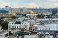 Moscow, Russia - July 25.2017. City landscape of center with temple Royalty Free Stock Photo