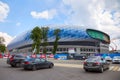 The construction of the stadium Dynamo in Moscow