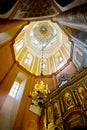 Moscow, Russia - July 9, 2019: Interior of tower walls of Saint Basil`s Cathedral