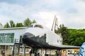 Model of the Soviet spacecraft Buran on VDNH park