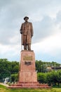 Monument to Michurin Ivan Vladimirovich in the Michurin garden of the park on VDNH in Moscow