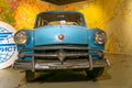 MOSCOW, RUSSIA - JULY 31, 2014: Moskvich-410N made in USSR 1960s four wheel drive compact car