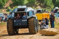 Sherp terrain vehicle in the Motopark Velyaminovo Royalty Free Stock Photo