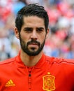 Real Madrid and Spain national football team midfielder Isco Royalty Free Stock Photo