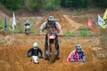 Motopark Velyaminovo, class MOTO Royalty Free Stock Photo