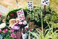 garden decorations at the festival