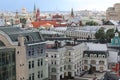 Moscow, Russia - July 09, 2019: View of Moscow with the Cathedral of Christ the Savior and the Moscow Kremlin