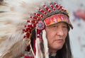 Men of indigenious North-American community Royalty Free Stock Photo