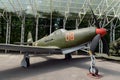 American fighter P-63 `Kingcobra` in the Museum of military equipment on Poklonnaya hill in Moscow