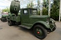 Anti-aircraft car searchlight station type 3-15-4B on the basis of the car ZIS-12 on Poklonnaya hill in Moscow