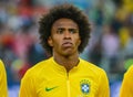 Brazil national team winger Willian Royalty Free Stock Photo