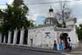 Church of Catherine with the side-chapel of the Savior in Pogorelsky lane 60/2 in Moscow.