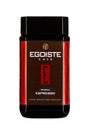 Moscow, Russia, June 28, 2023: Closed can of freeze-dried instant coffee EGOISTE double espresso, manufacturer Hamburg