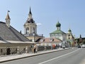 Moscow, Russia, June, 02, 2023. Historical temples and fragment of the museum \