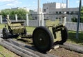 76-mm regimental cannon model 1927 on Poklonnaya Hill in Moscow