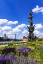 MOSCOW, RUSSIA-8 of JUNE. monument (Peter I) work of the sculpt