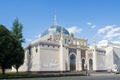 Moscow, Russia - June 24, 2019: Pavilion Kazakhstan of the Exhibition of Economic Achievements VDNH