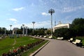 Peoples Friendship Square at the All-Russian Exhibition Center in Moscow.