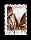Bulgaria postage stamp shows Erma-Jdreloto mountain pass, circa 1968