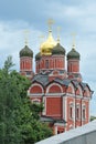 View of the Orthodox Znamensky Cathedral in Zaryadye, Moscow