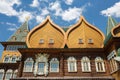 Wooden palace of Tsar Alexei I Mikhailovich in Kolomenskoye, Mos Royalty Free Stock Photo