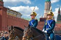 Cavalry Guards and Kremlin Towers