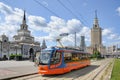 Tram KTM-23 at Komsomolskaya Square - Transport of Moscow