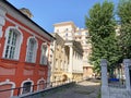 Moscow, Russia, August, 29, 2019. Manor house of major-general N. W. Khitrov in Podkolokolny lane