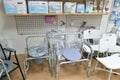 Moscow, Russia - Mar 28. 2024. folding toilet seat for the elderly in a medical store in Zelenograd