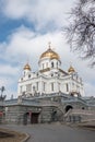 Moscow, Russia - 18 March 2017: Cathedral of Christ the Saviour.