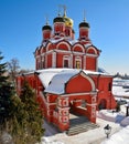 Cathedral of Znamensky Monastery in Moscow, Russia