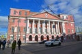 Moscow, Russia - March 14, 2016. Farmstead Count Musin-Pushkin in Razgulyai, now State University of Civil Engineering