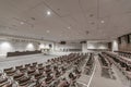 Hall for press conferences at the Luzhniki stadium. Moscow, Russia